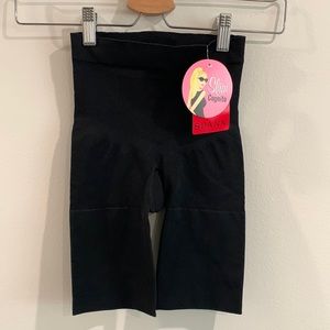 Spanx Mid Thigh Shaper Black Size S Women